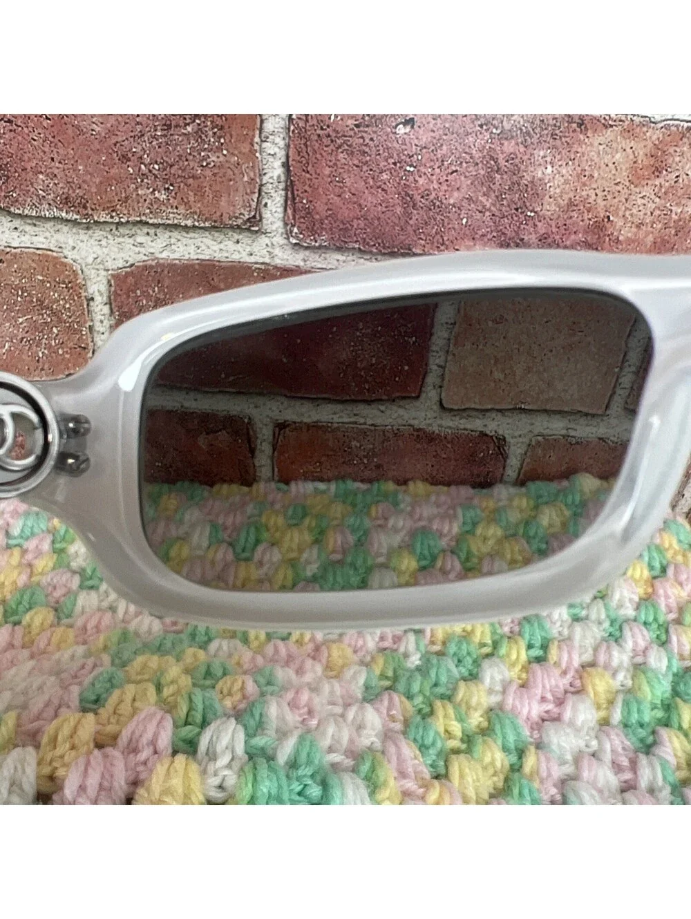 Vintage CHANEL 6024 C.935/11 Sunglasses ~ White ~ Clean ~ Video Attached ~ Read